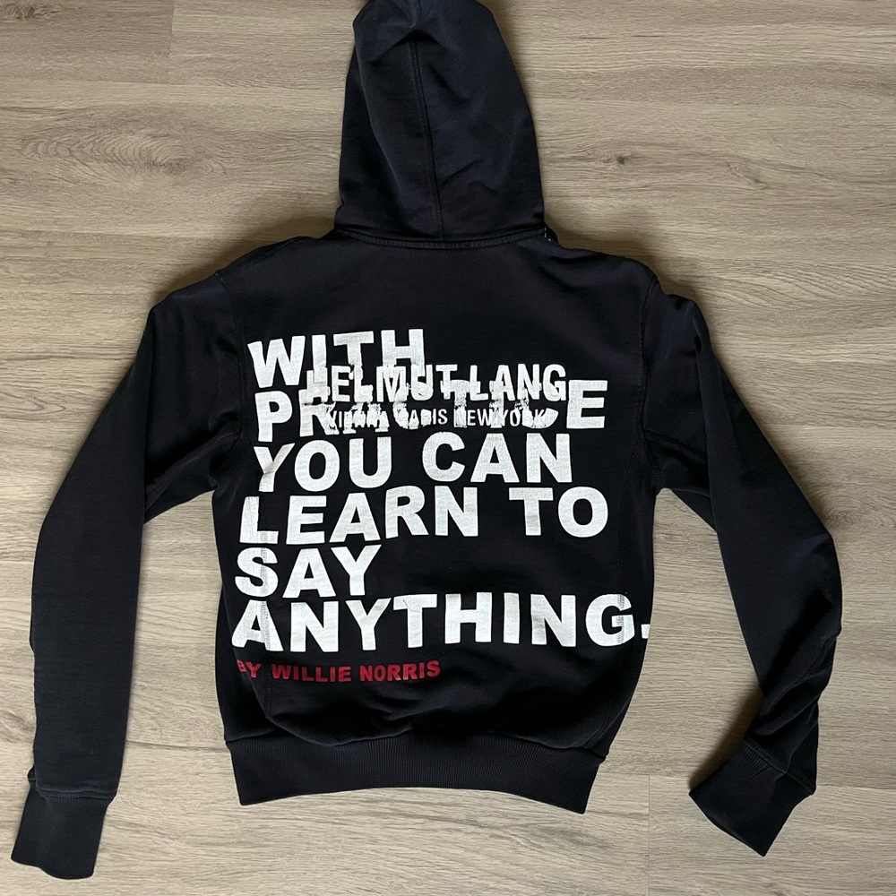 HELMUT LANG HOODIE XS